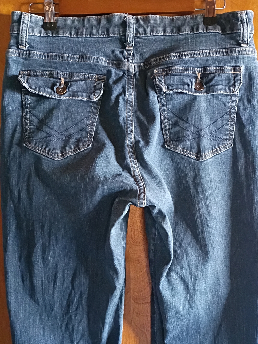 Lee low-rise dark blue Straight denim jeans  contrast stitching Pockets Western
